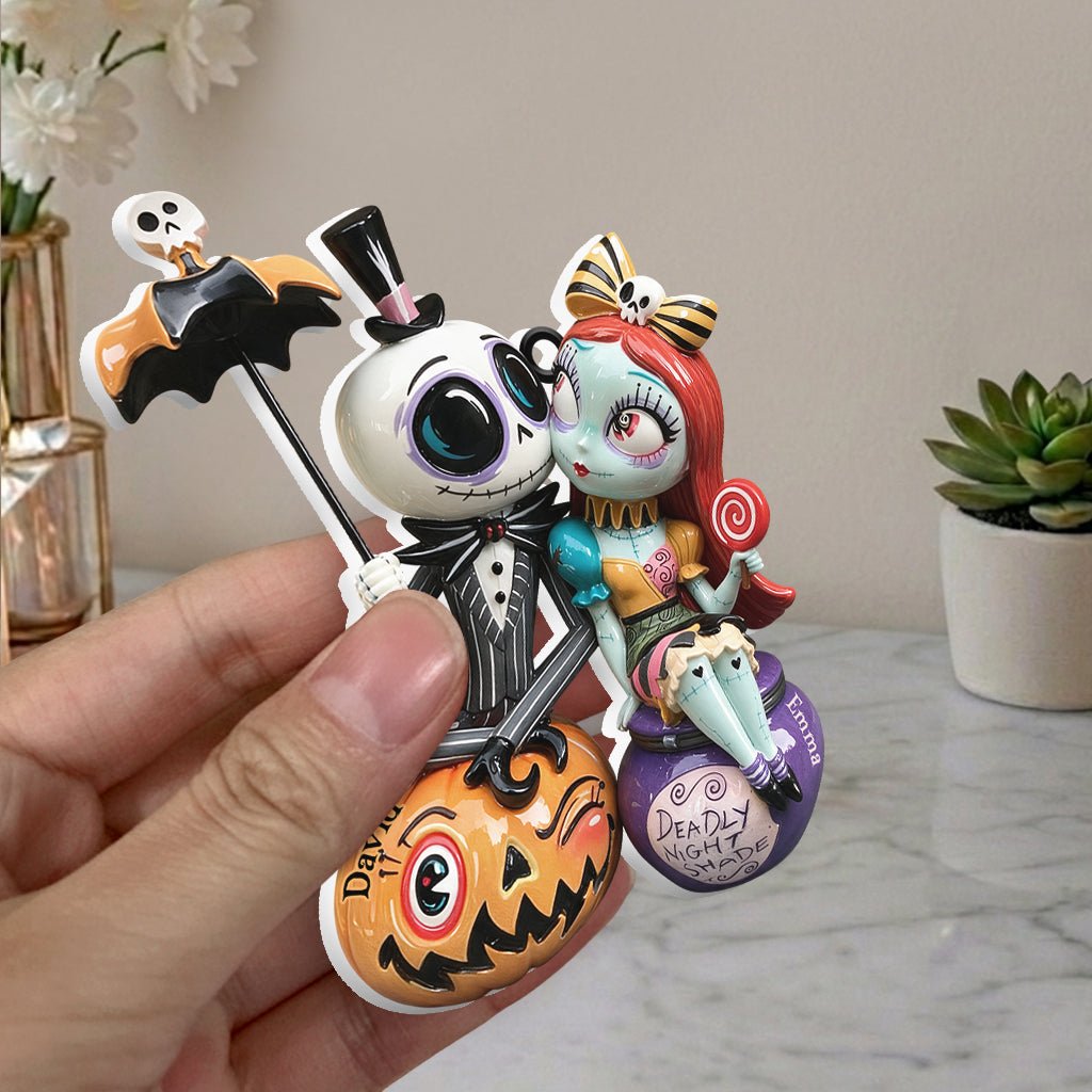 Till Death Do Us Part - Personalized Nightmare Premium 3D Ornament