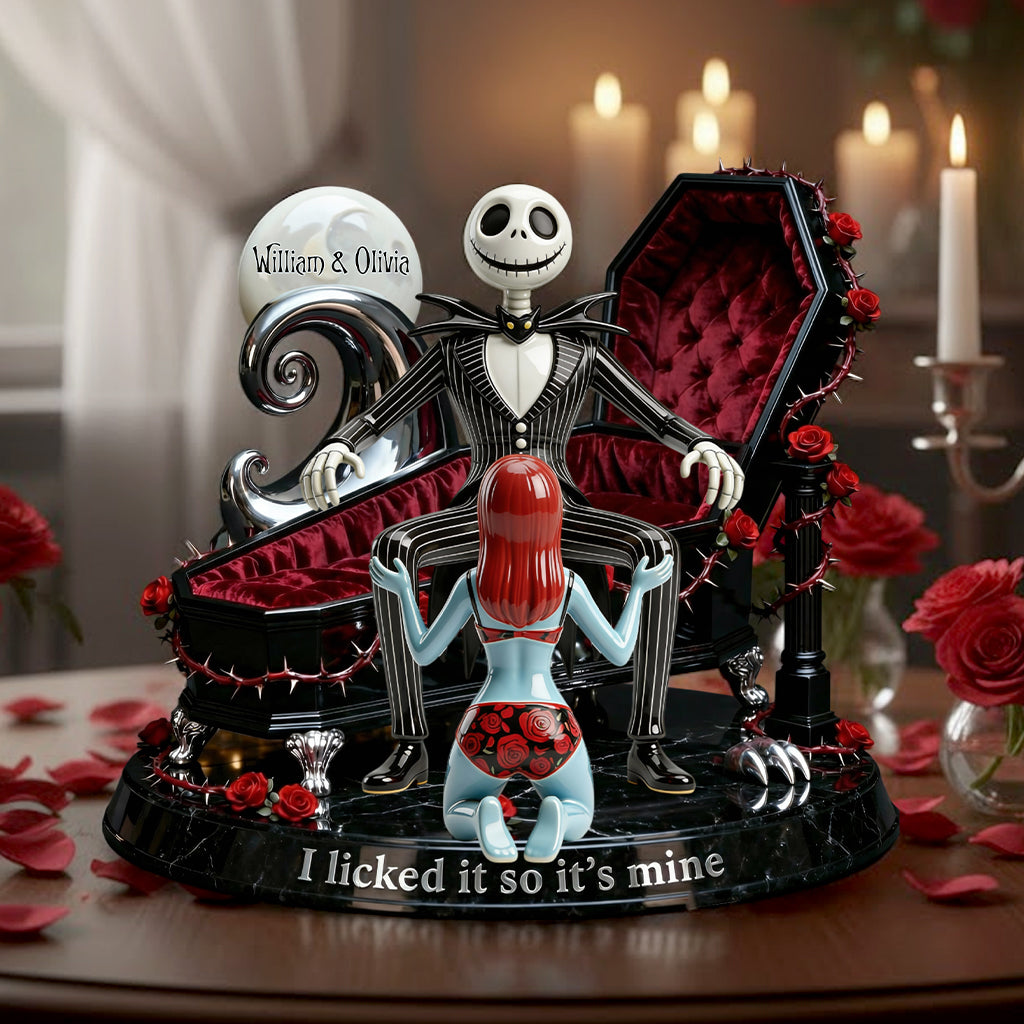 I Licked It So It’s Mine - Personalized Nightmare Custom Shaped Acrylic Plaque