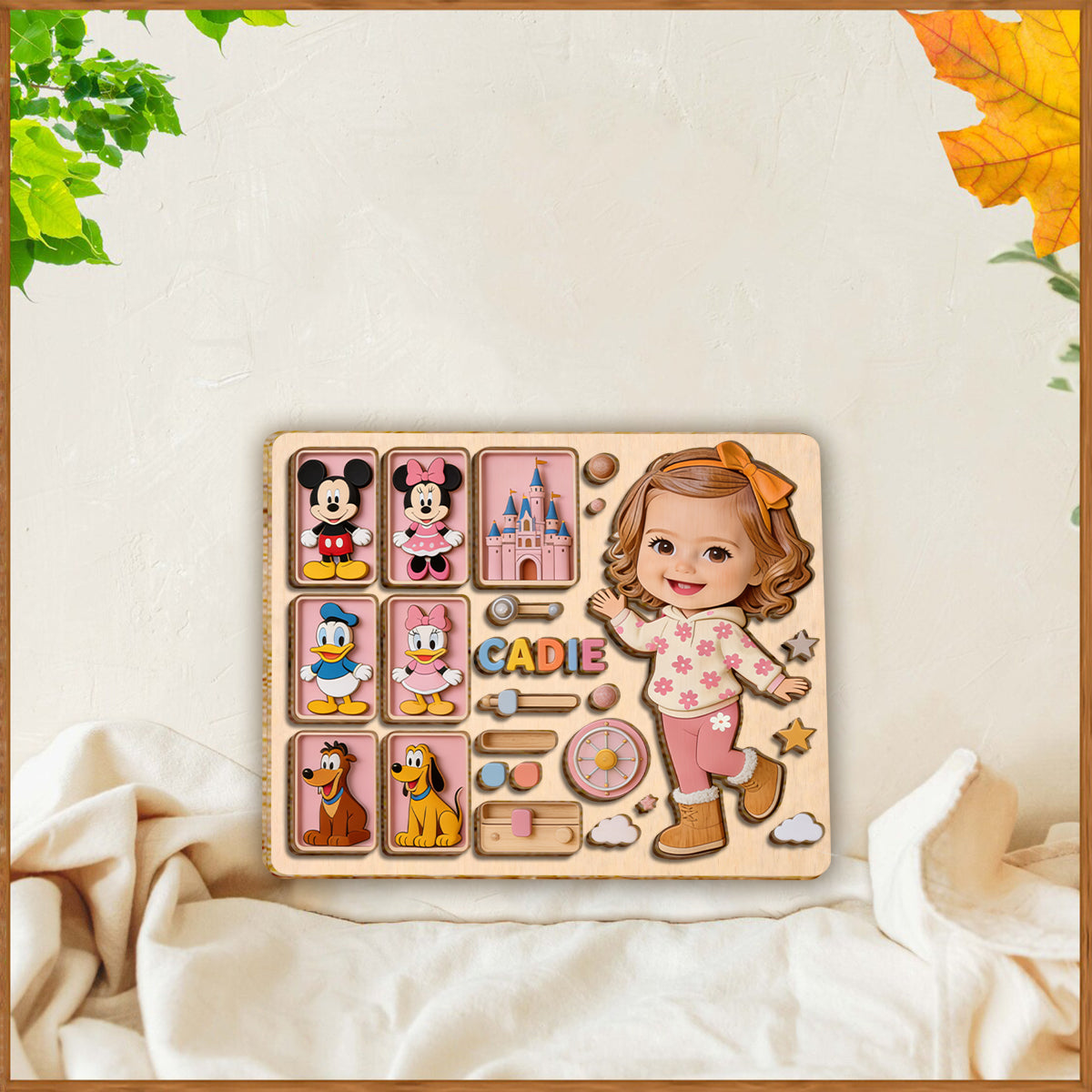 Kid's Magical Friends - Personalized Dream Trip 2 Layered Wood Sign / Wood Plaque