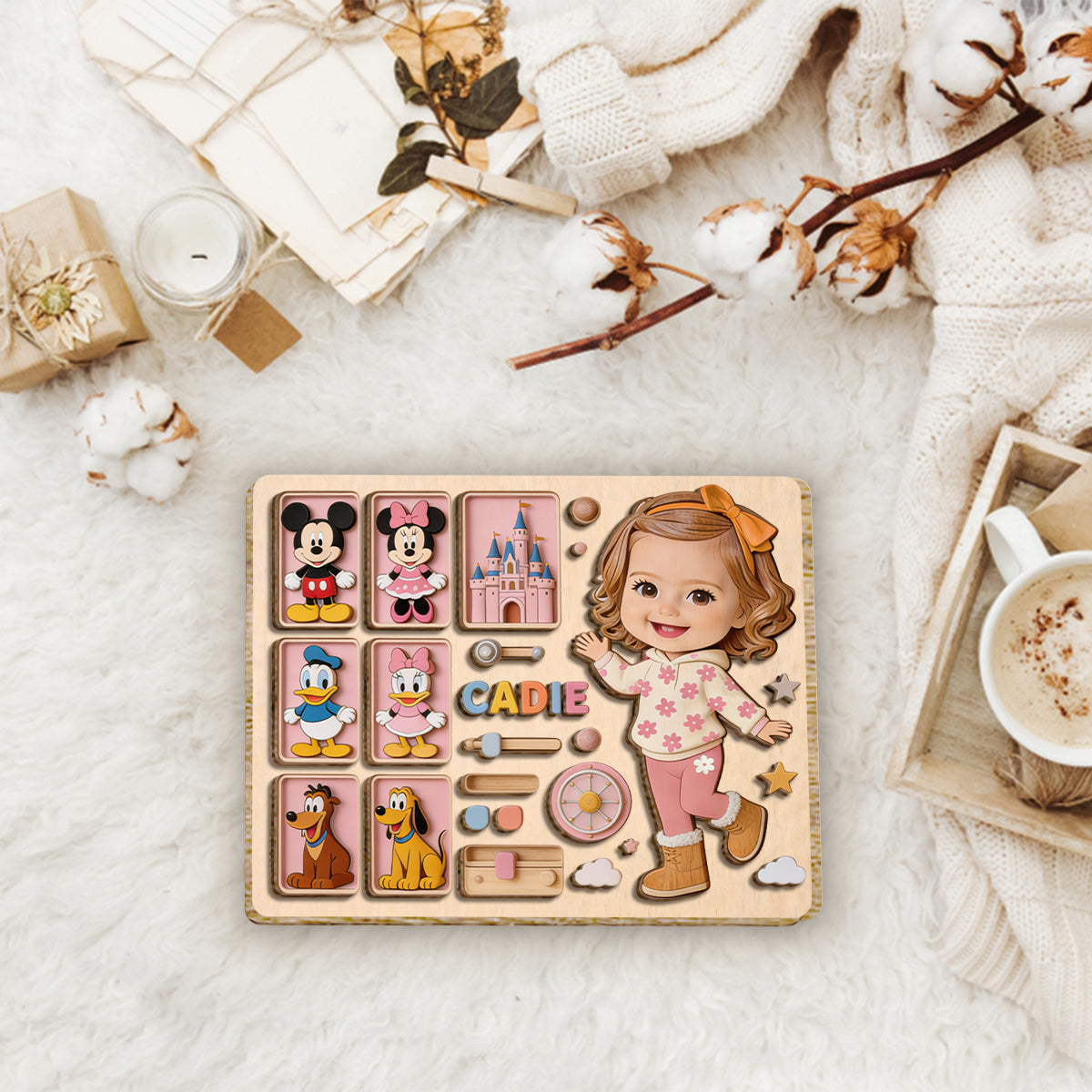 Kid's Magical Friends - Personalized Dream Trip 2 Layered Wood Sign / Wood Plaque