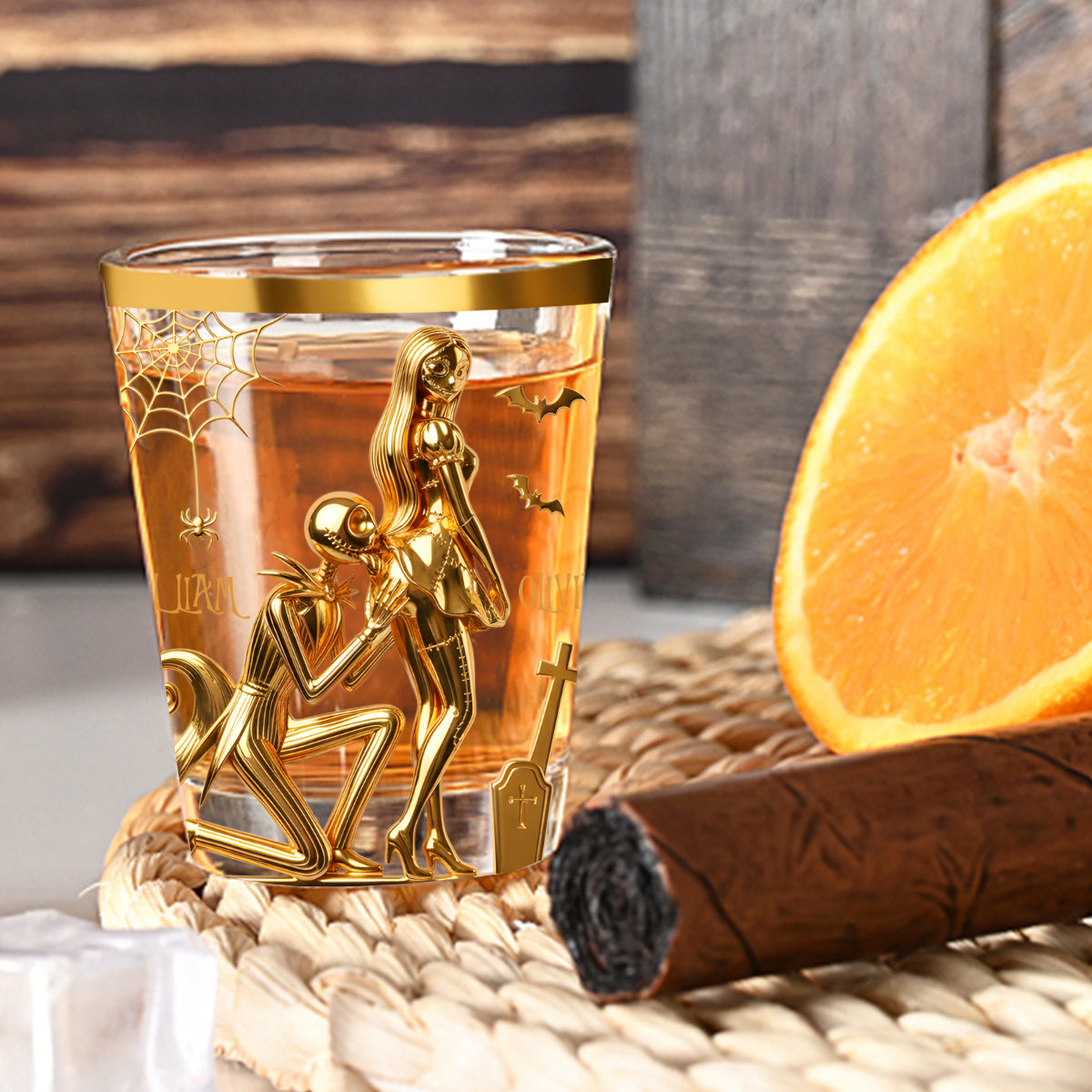 I licked it so it's mine - Personalized Nightmare Shot Glasses Set