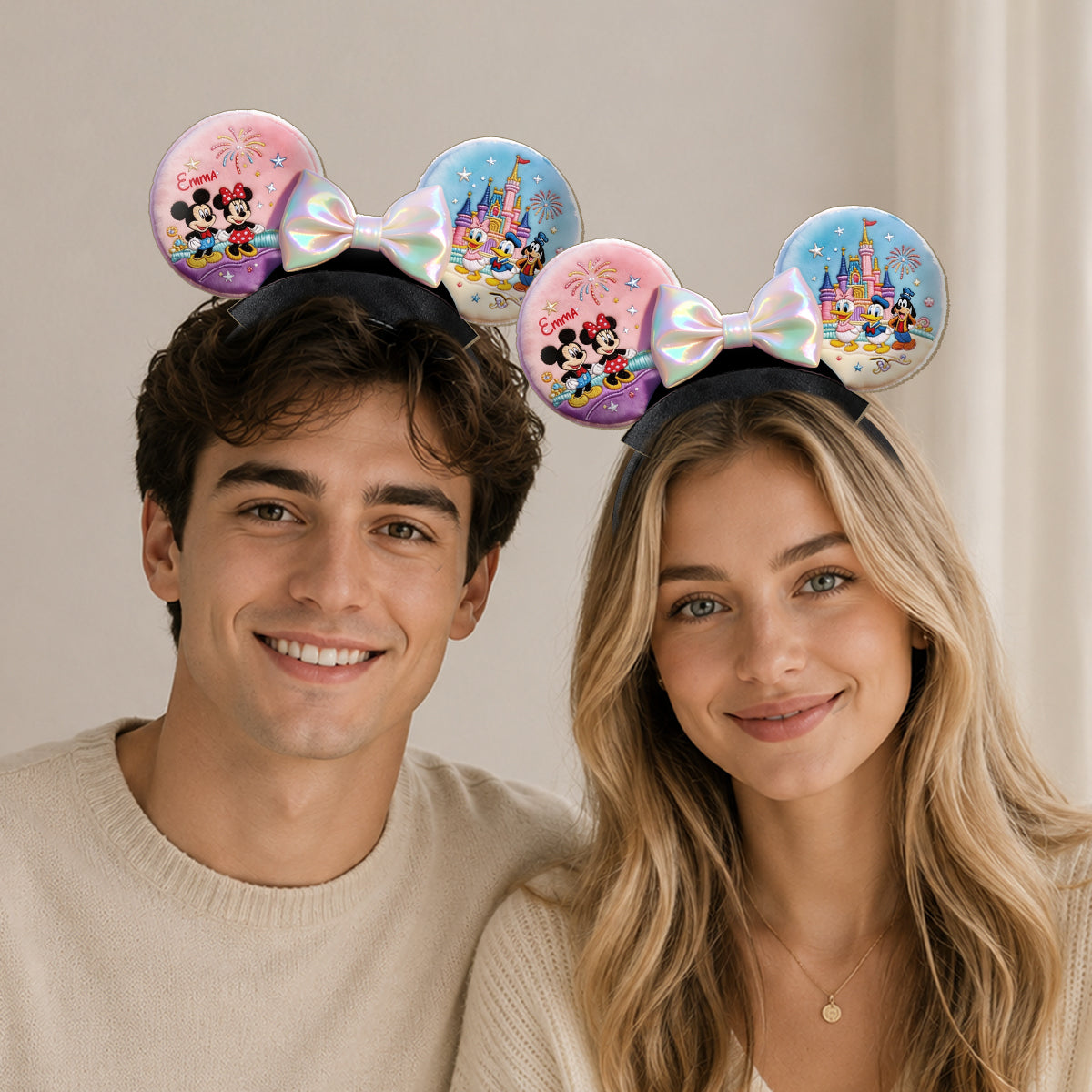 Magical Friends - Personalized Dream Trip Shaped Leather Headband