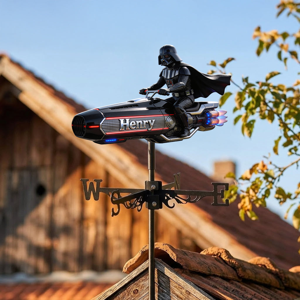 Hello Darkness - Personalized The Force Weather Vane
