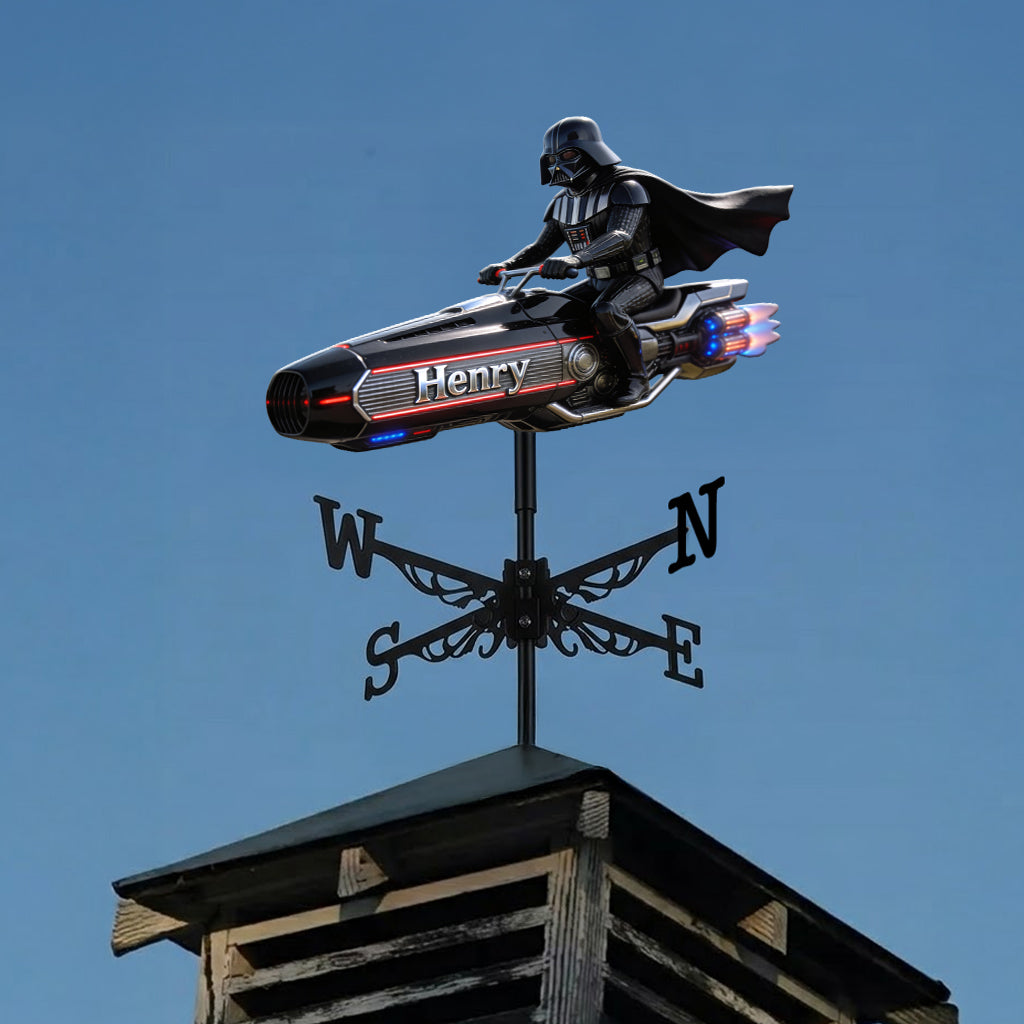 Hello Darkness - Personalized The Force Weather Vane