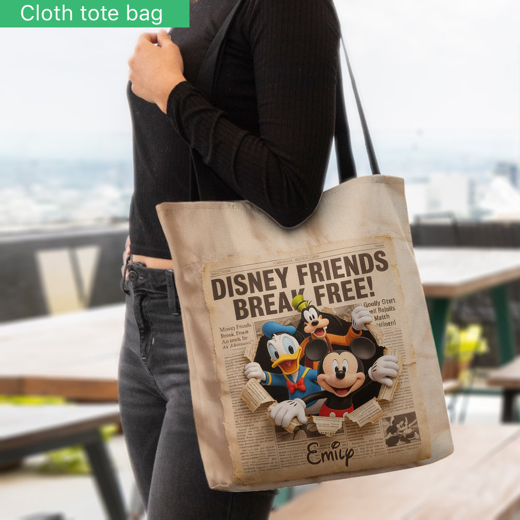 Friends - Personalized Mouse Tote Bag