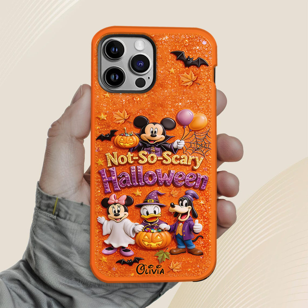 Not-so-scary Halloween - Personalized Mouse Full Print Phone Case