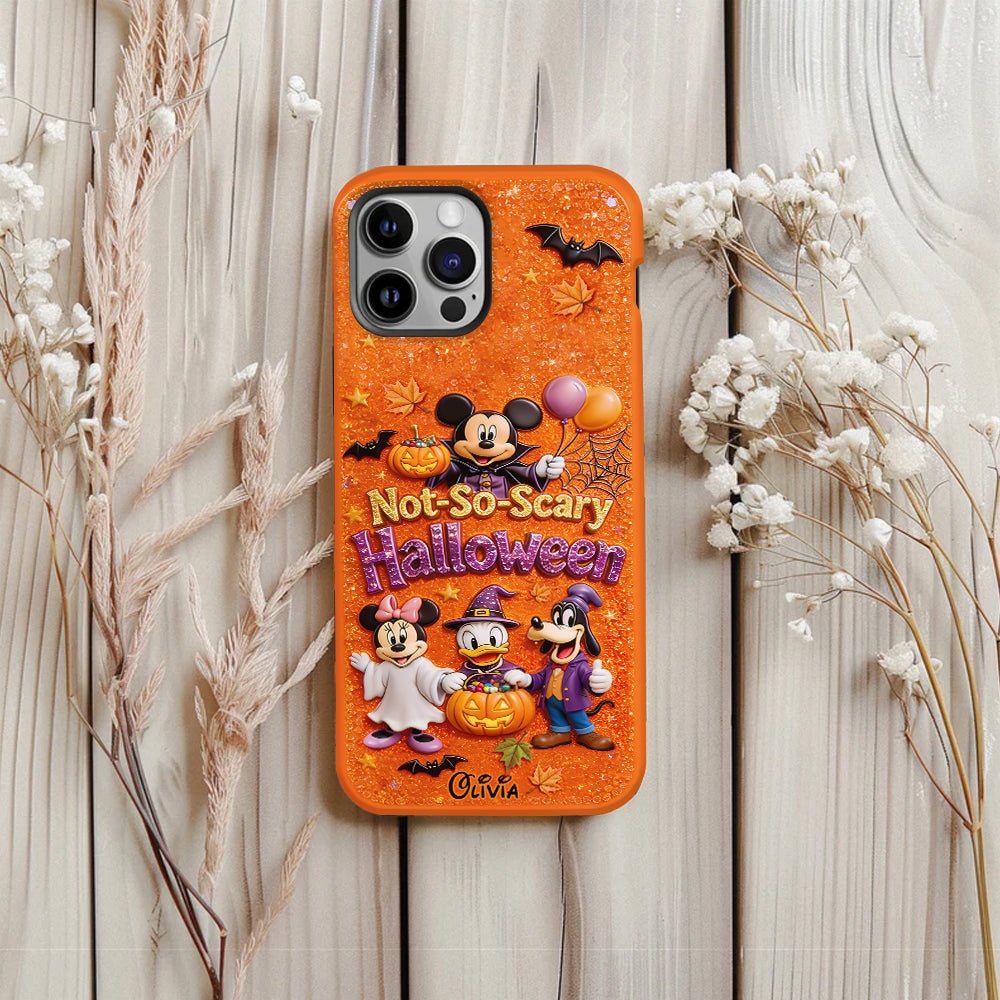 Not-so-scary Halloween - Personalized Mouse Full Print Phone Case