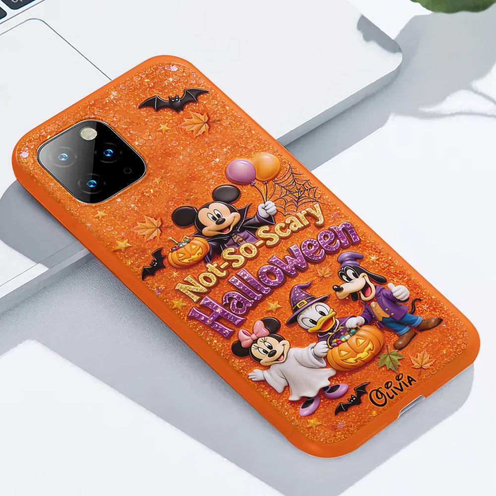 Not-so-scary Halloween - Personalized Mouse Full Print Phone Case