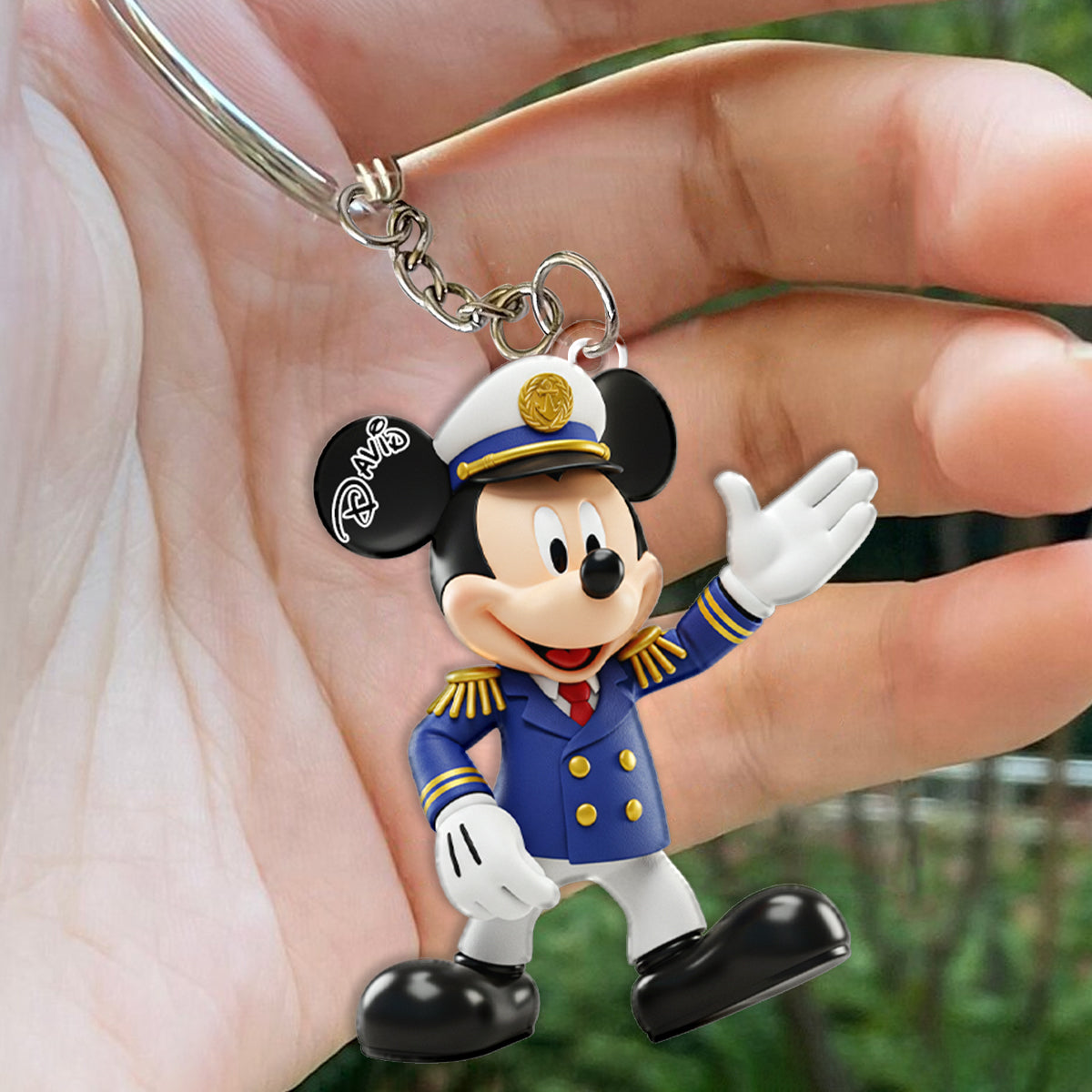 Magical Cruise Trip - Personalized Mouse Keychain