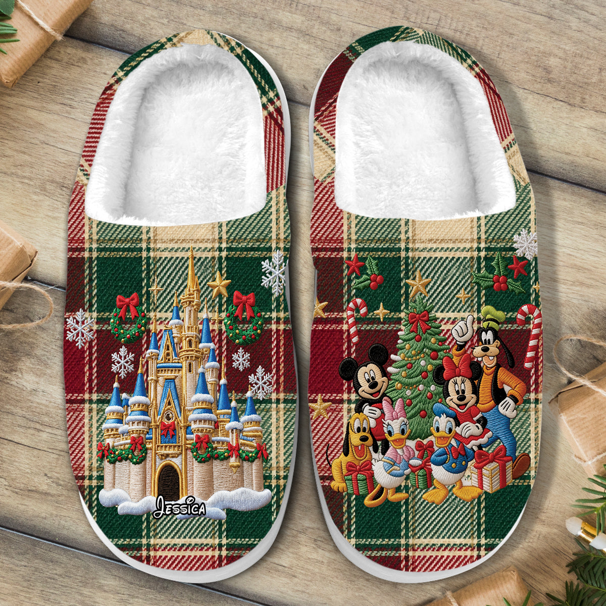 Magical Christmas - Personalized Dream Trip Slippers
