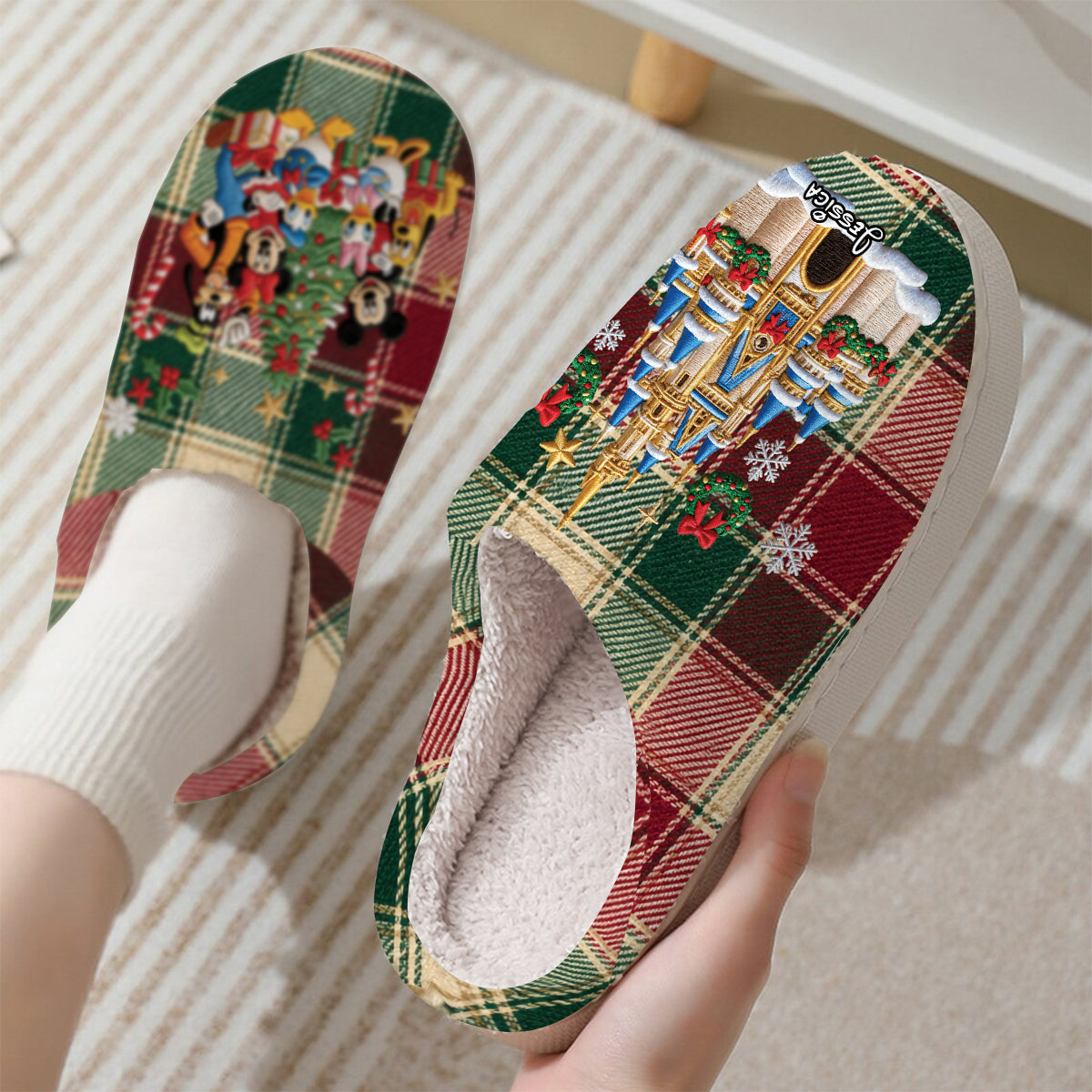 Magical Christmas - Personalized Dream Trip Slippers