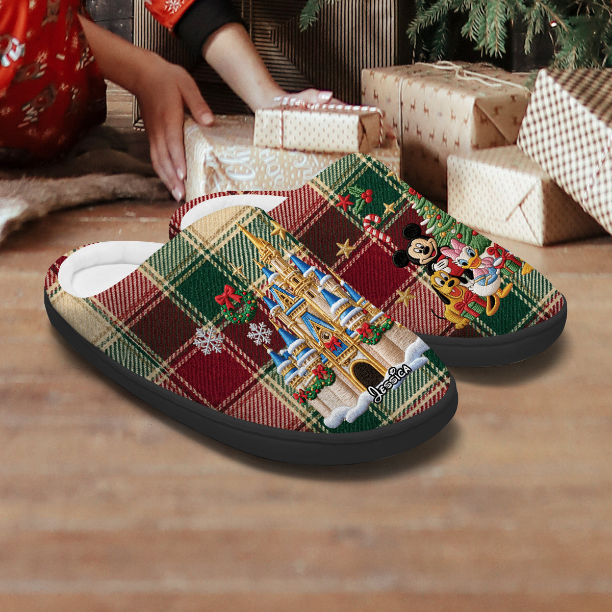Magical Christmas - Personalized Dream Trip Slippers