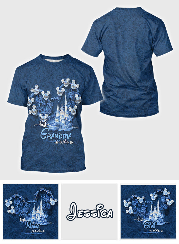 Best Grandma Ever - Personalized Mouse All Over Shirt