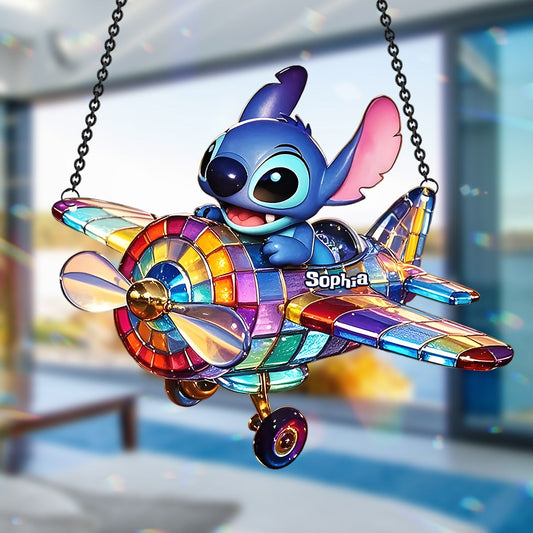 Fly High - Personalized Ohana Window Hanging Suncatcher Ornament