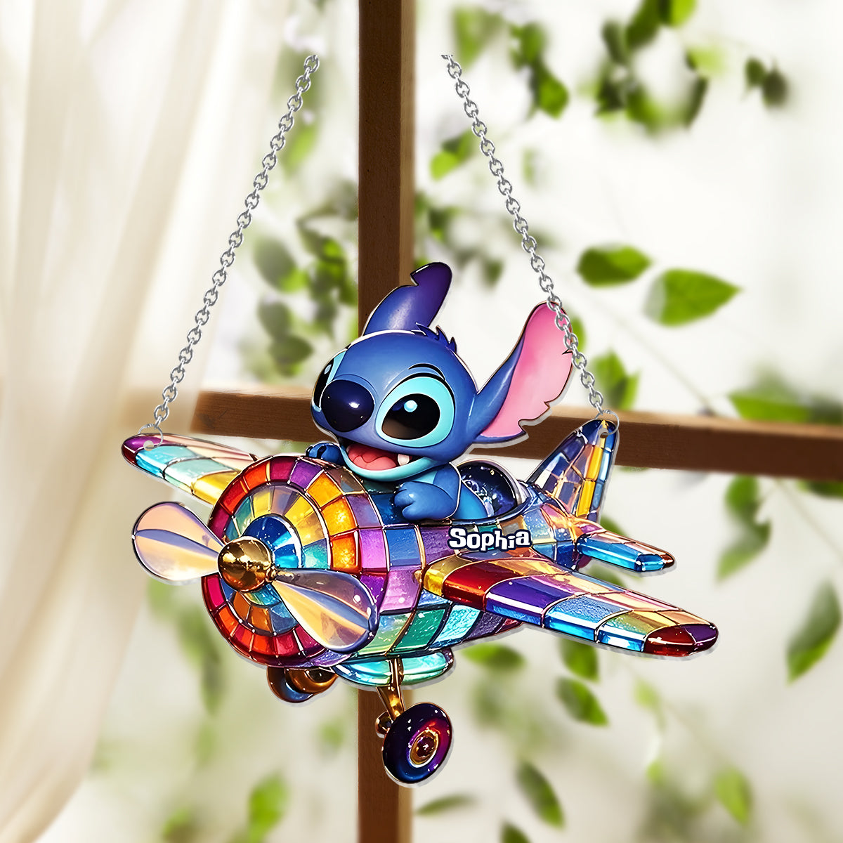 Fly High - Personalized Ohana Window Hanging Suncatcher Ornament
