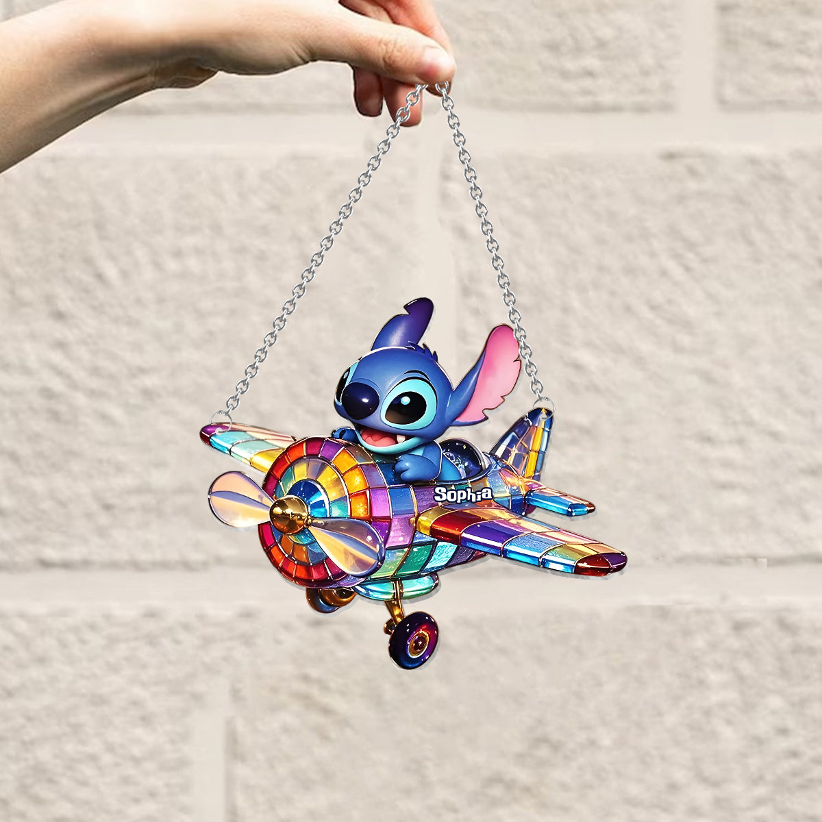 Fly High - Personalized Ohana Window Hanging Suncatcher Ornament