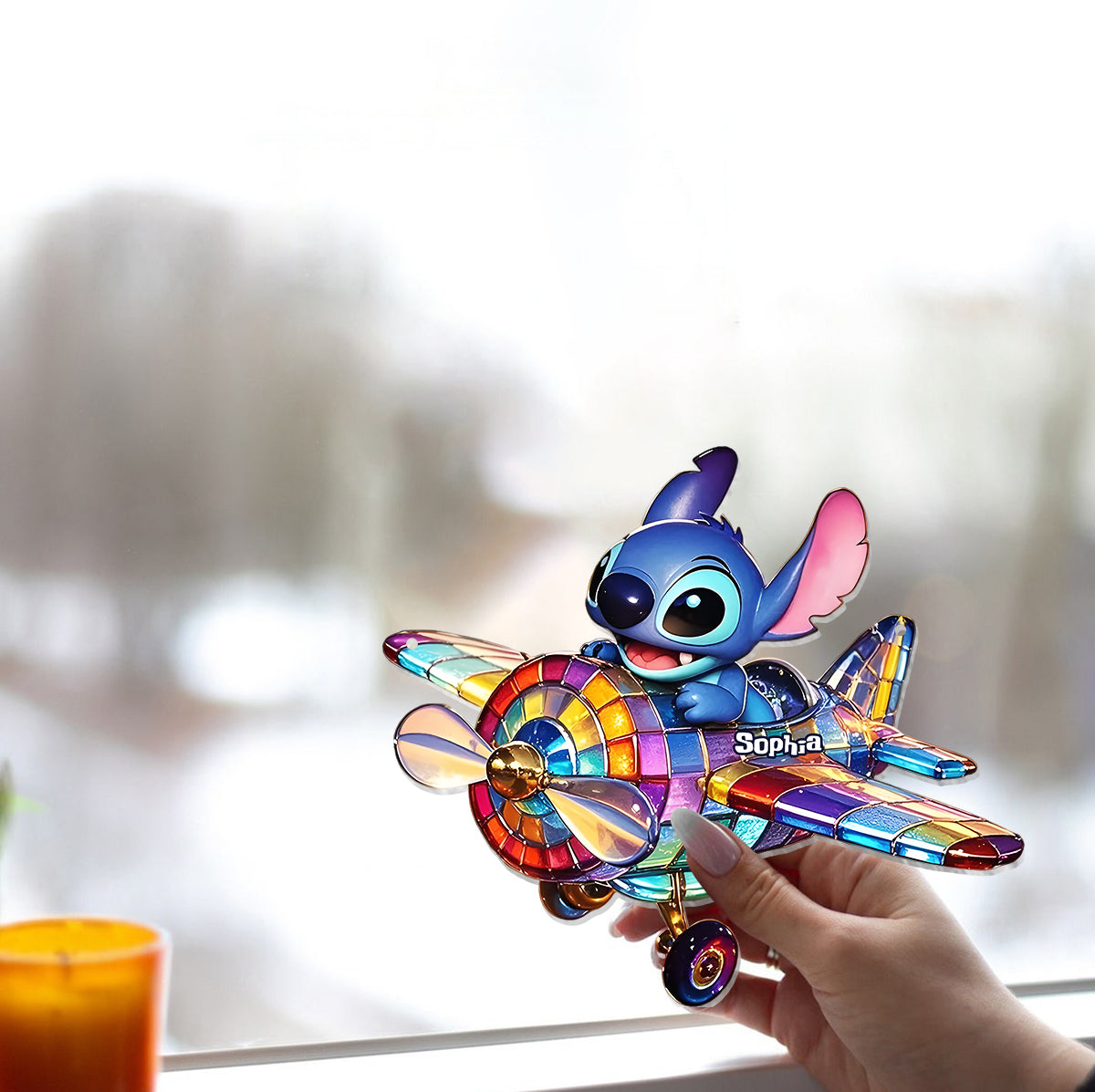 Fly High - Personalized Ohana Window Hanging Suncatcher Ornament