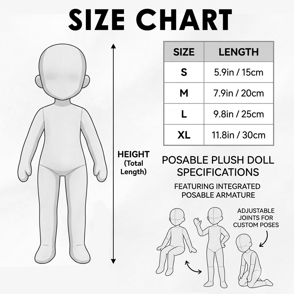 Spooky Souls, Naughty Hearts - Personalized Nightmare Posable Plush Doll