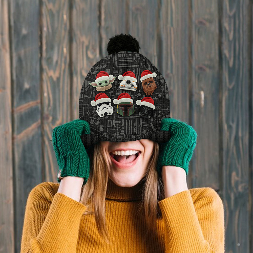 Merry Christmas - Personalized The Force Beanie Hat