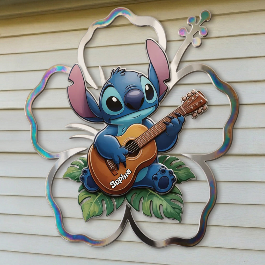 Ohana Means Family - Personalized Ohana 3D Printed Cut Metal Sign