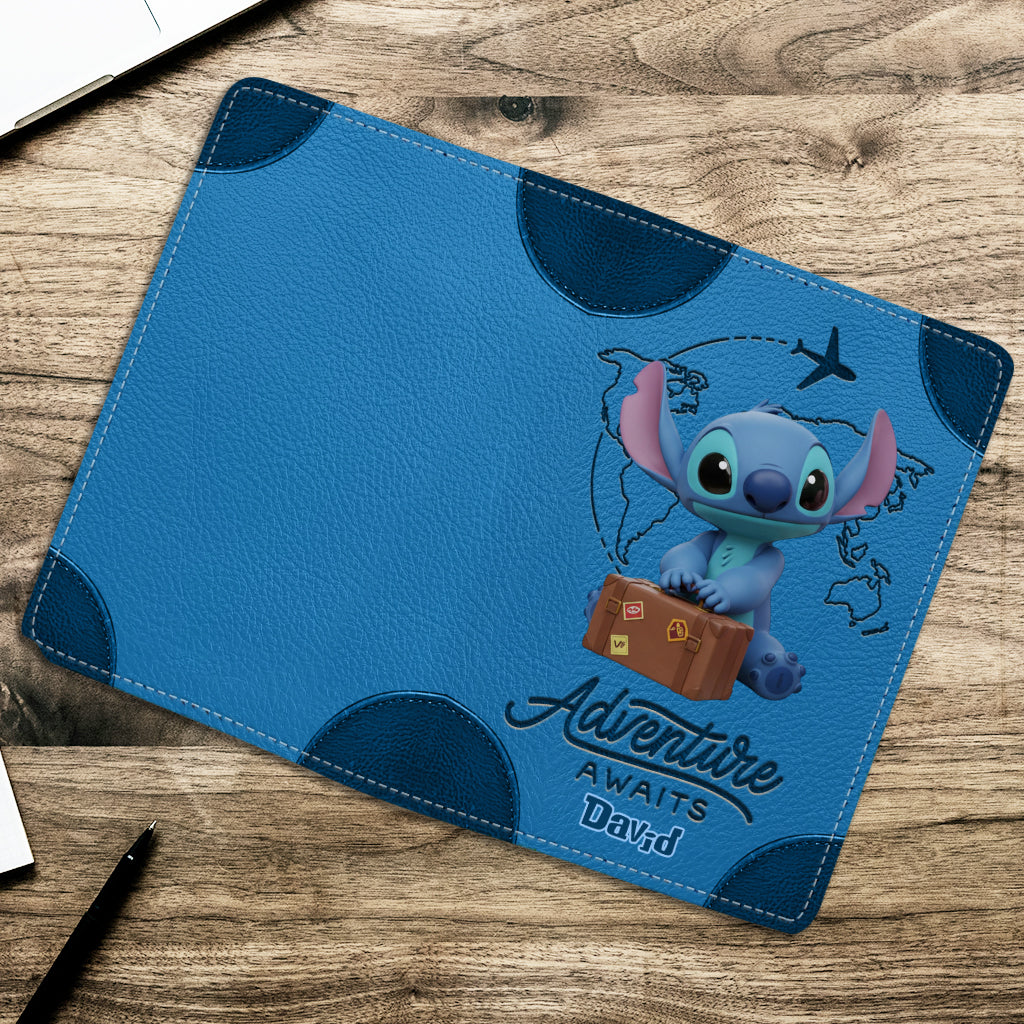 Ohana Adventure Awaits - Personalized Ohana Passport Holder