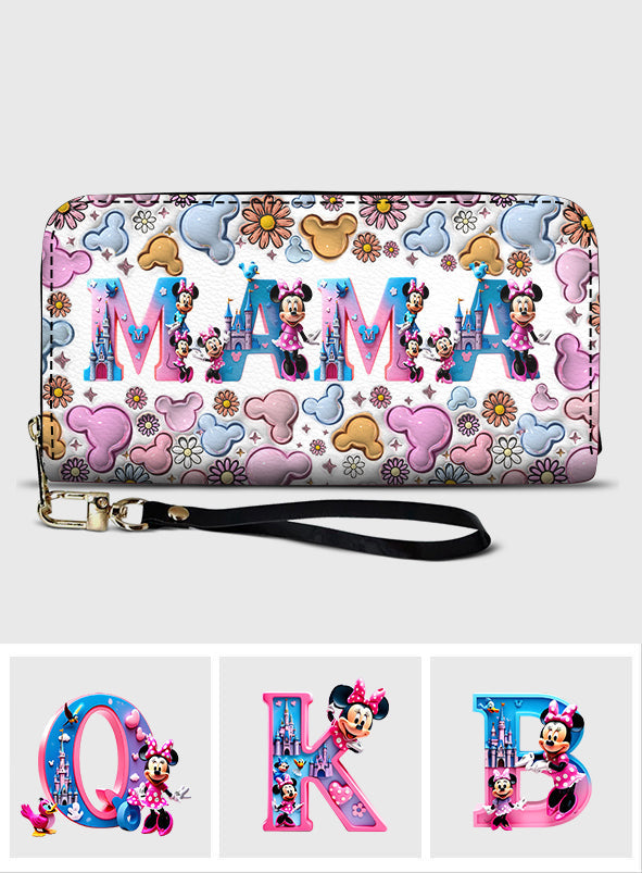 Magical Mama Nana Any Title - Personalized Mother Leather Long Wallet