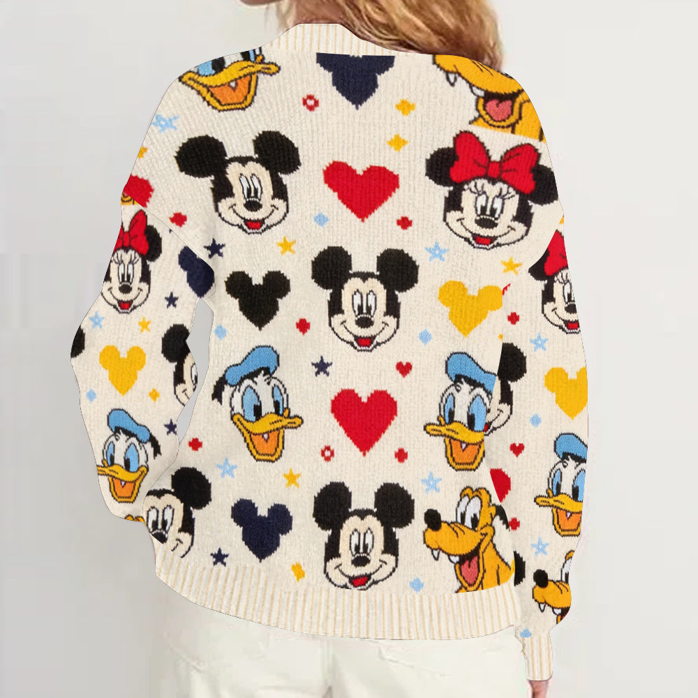 Friends - Personalized Mouse Cardigan Sweater