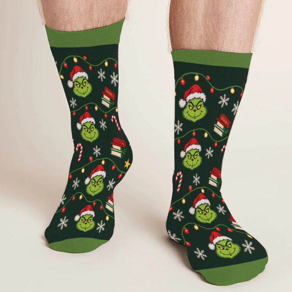 I'm Reading - Personalized Stole Christmas Socks