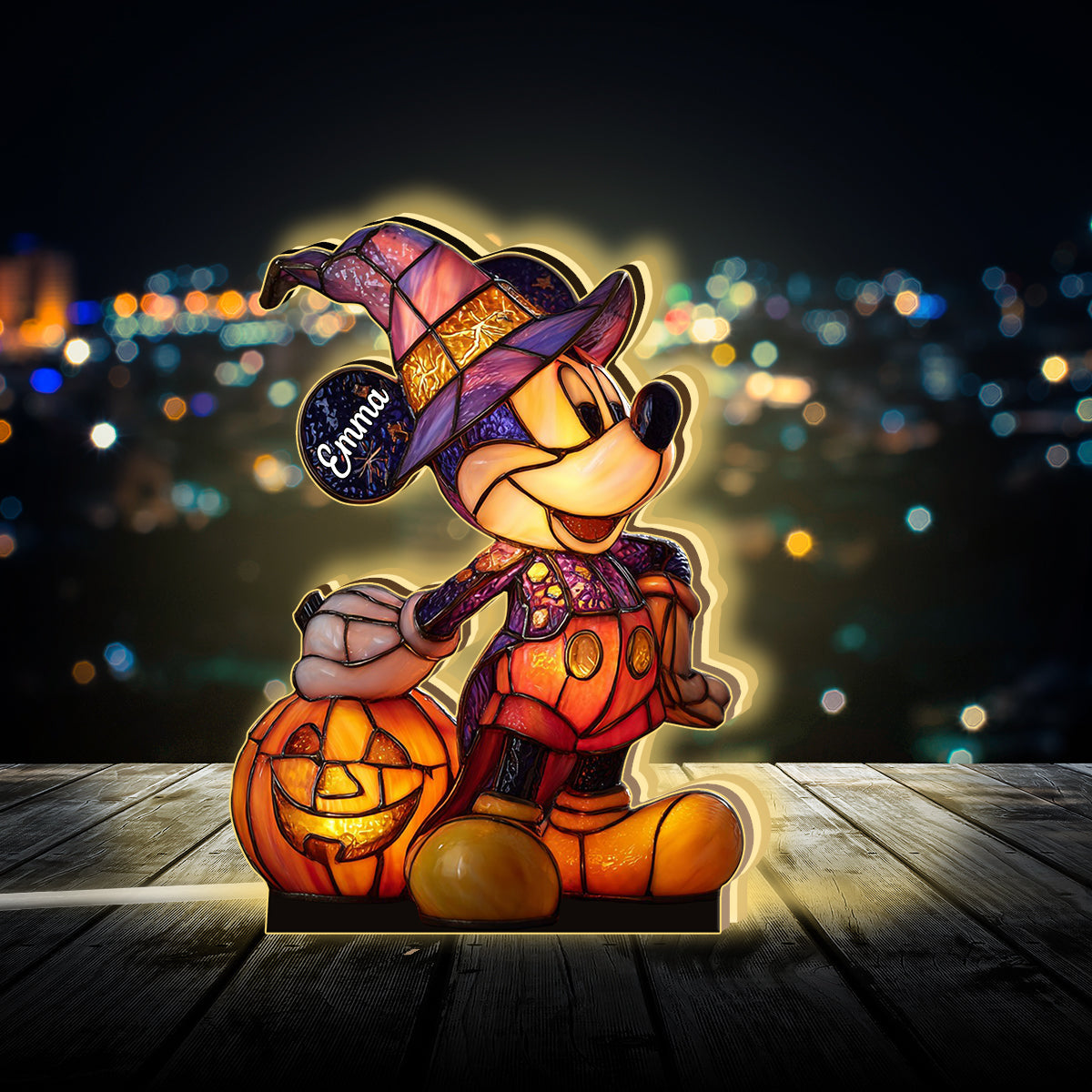 Halloween Friends - Personalized Mouse Acrylic LED Night Light