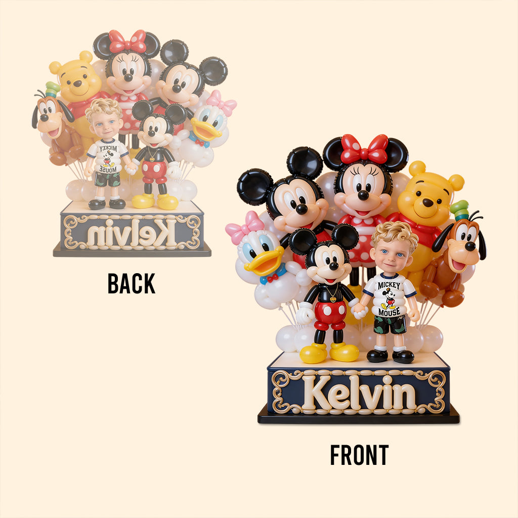 Magical Friends - Personalized Mouse Custom Shaped Acrylic Plaque