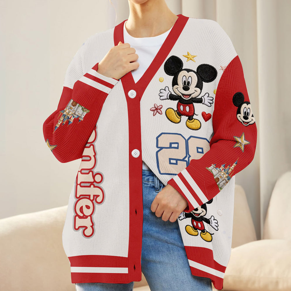 Magical Mouse - Personalized Mouse Cardigan Sweater