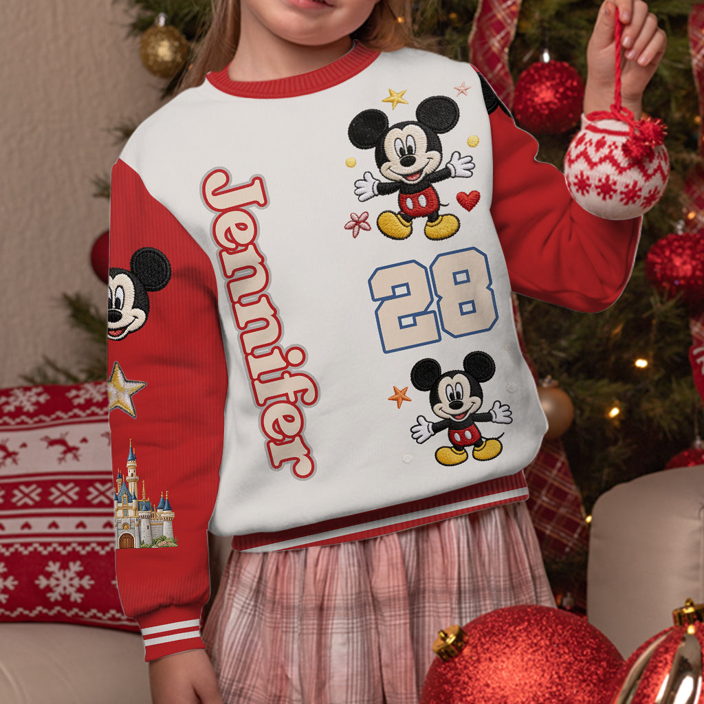 Magical Mouse - Personalized Mouse Cardigan Sweater