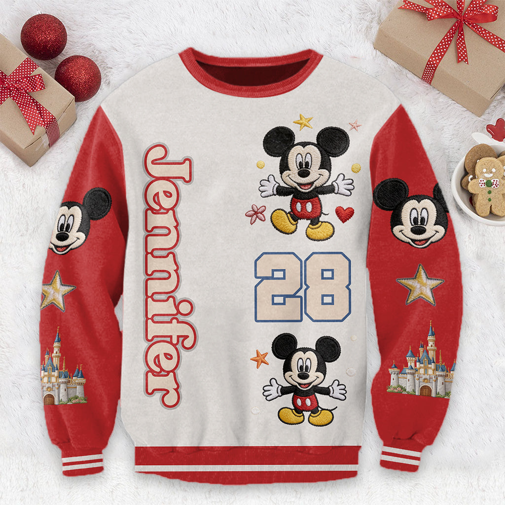 Magical Mouse - Personalized Mouse Cardigan Sweater