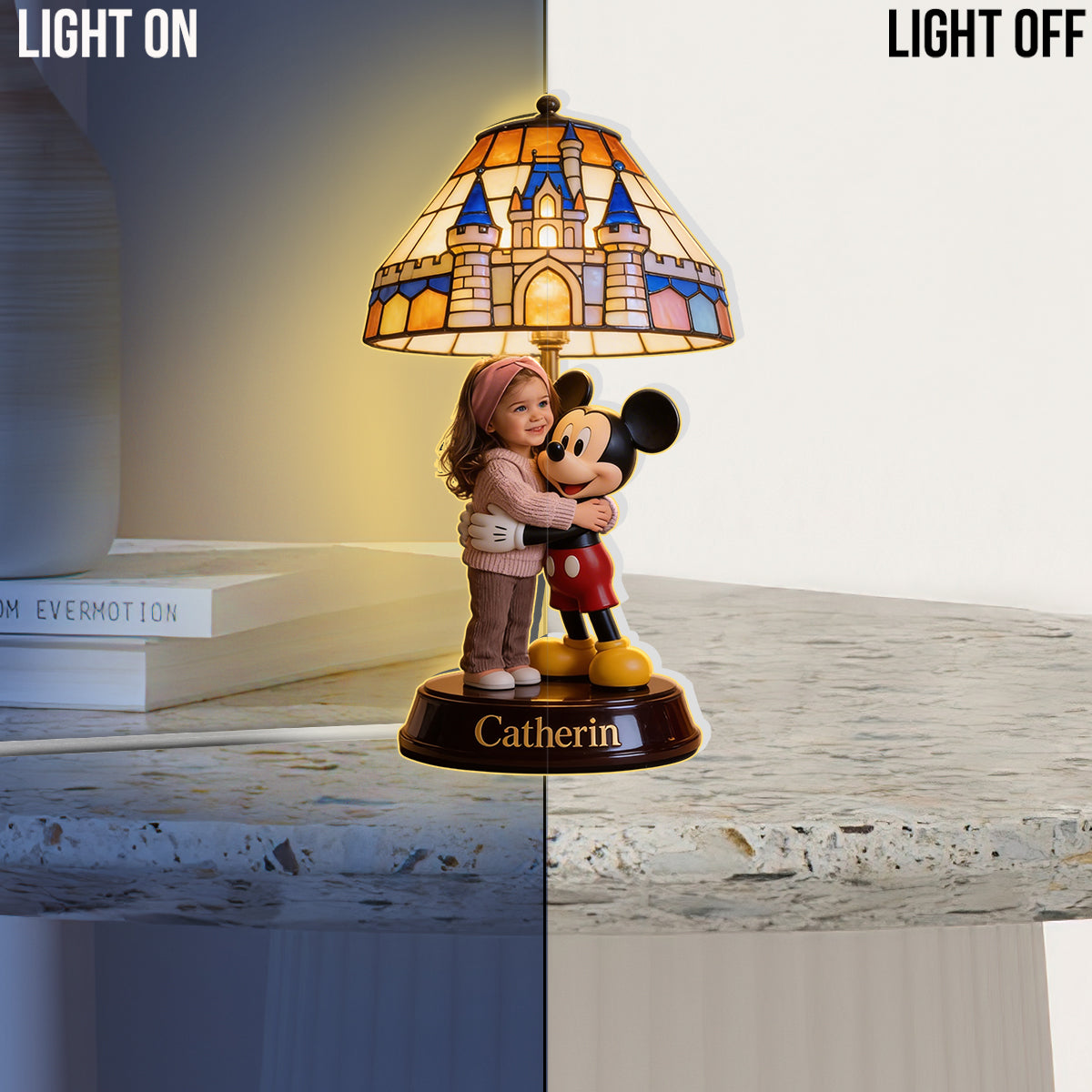 Magic Friends - Personalized Mouse Acrylic LED Night Light
