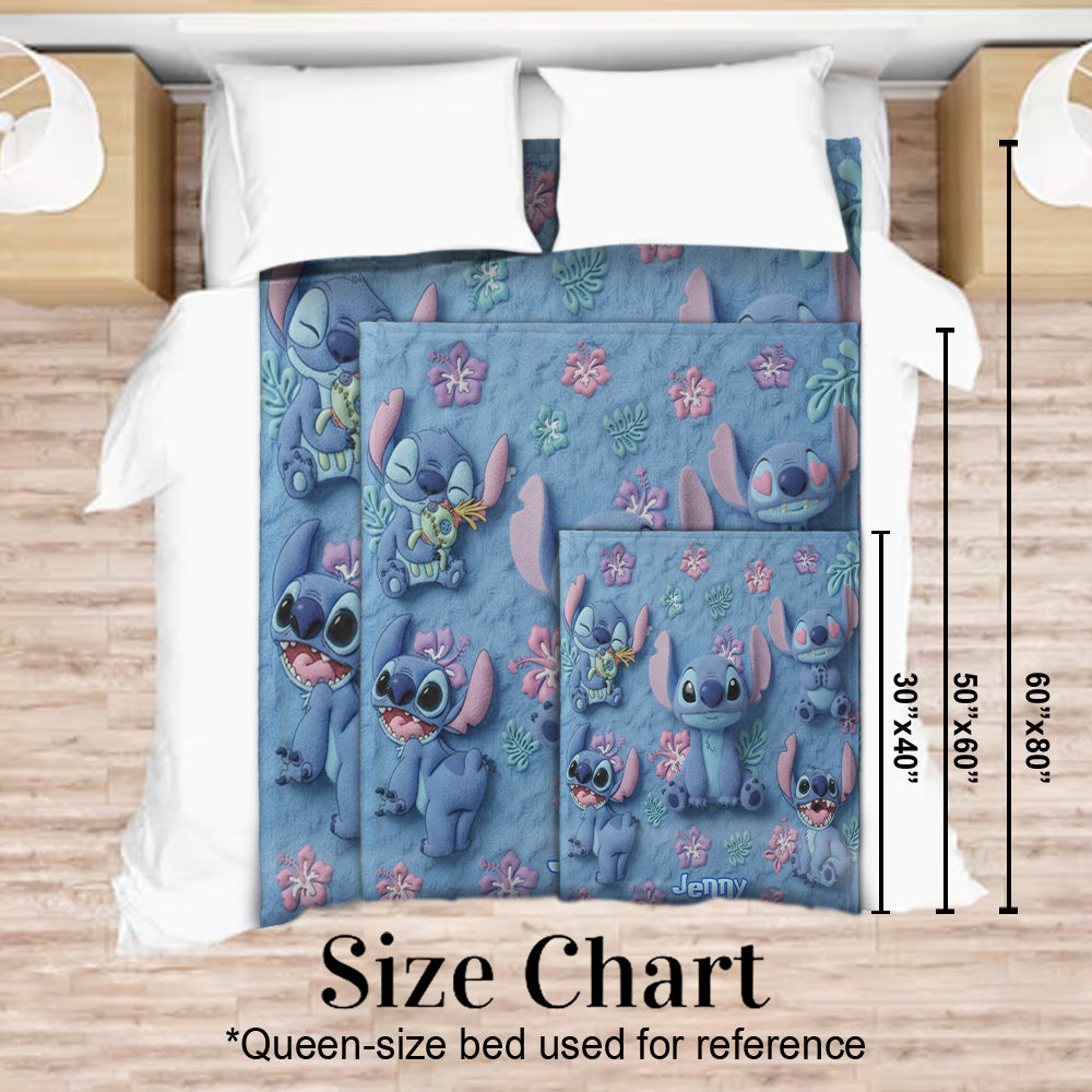 Ohana Means Family - Personalized Ohana Blanket