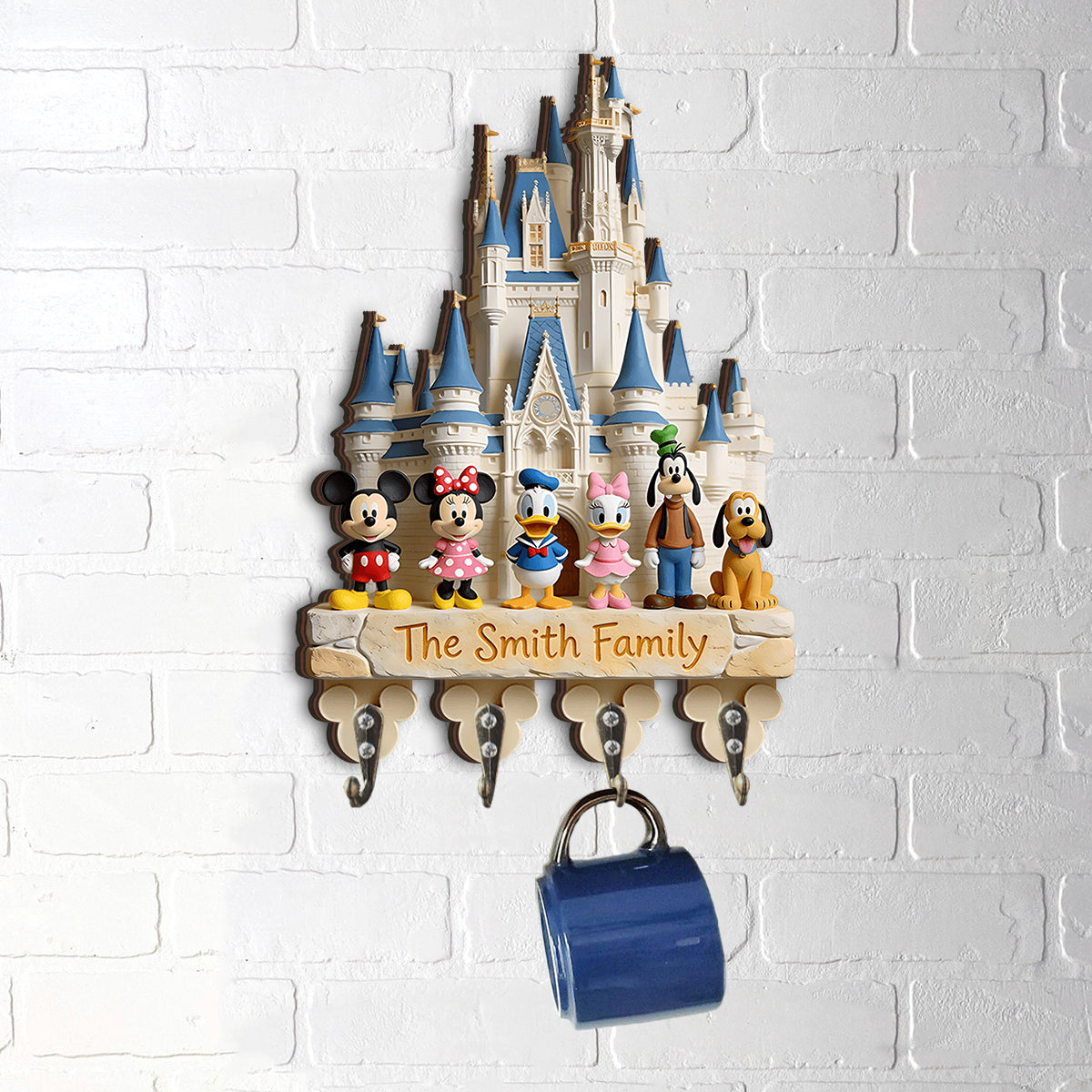 Magical Time - Personalized Mouse Custom Shaped Hanging Rack
