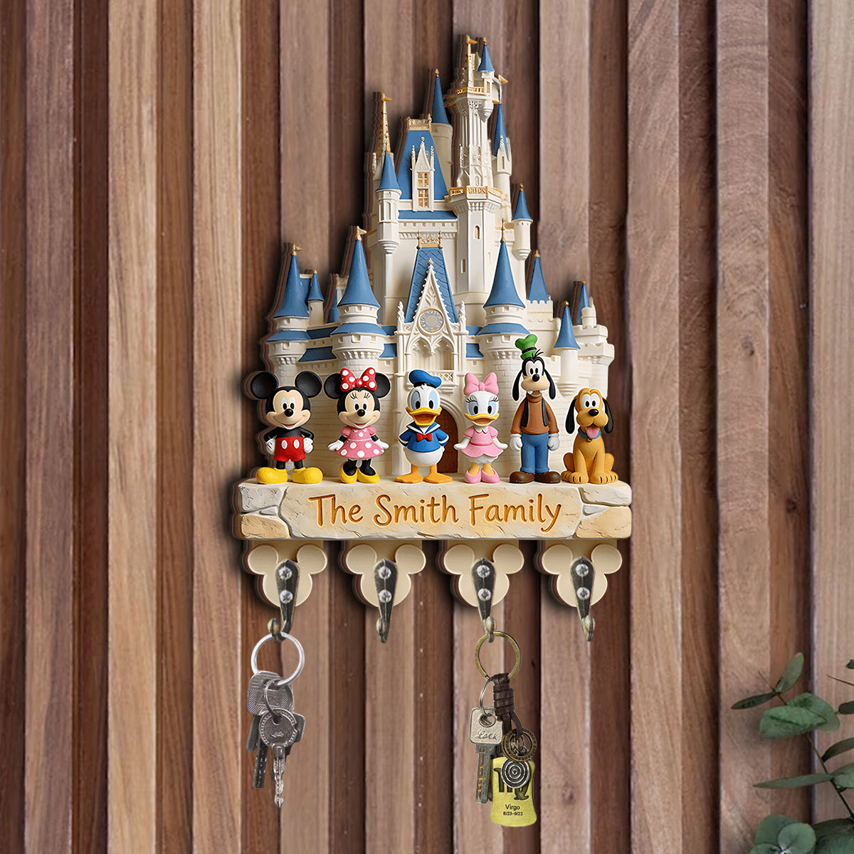 Magical Time - Personalized Mouse Custom Shaped Hanging Rack