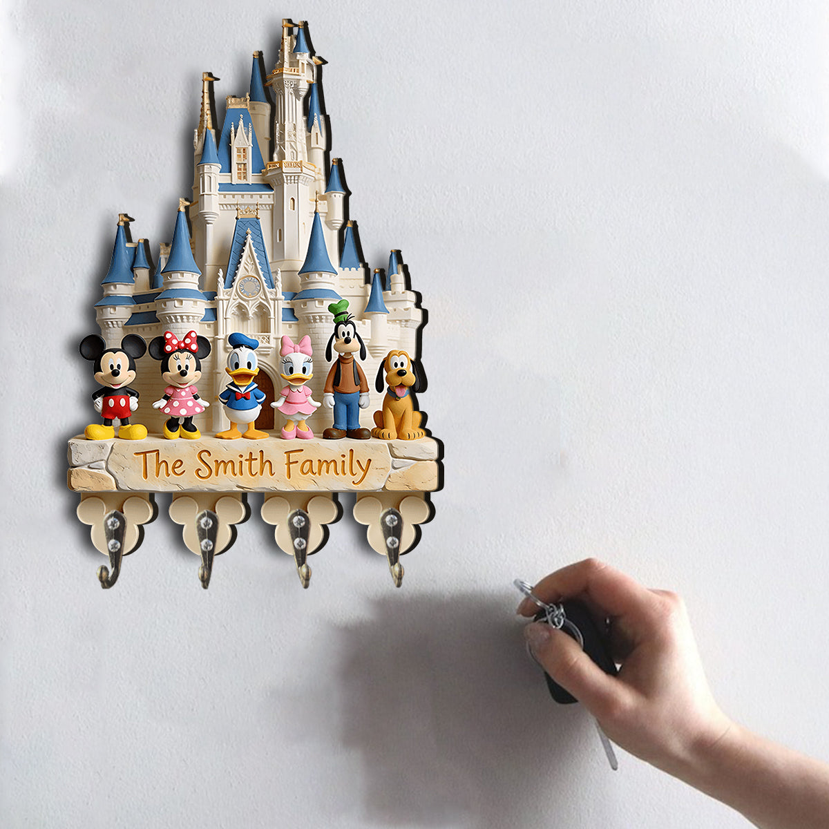 Magical Time - Personalized Mouse Custom Shaped Hanging Rack