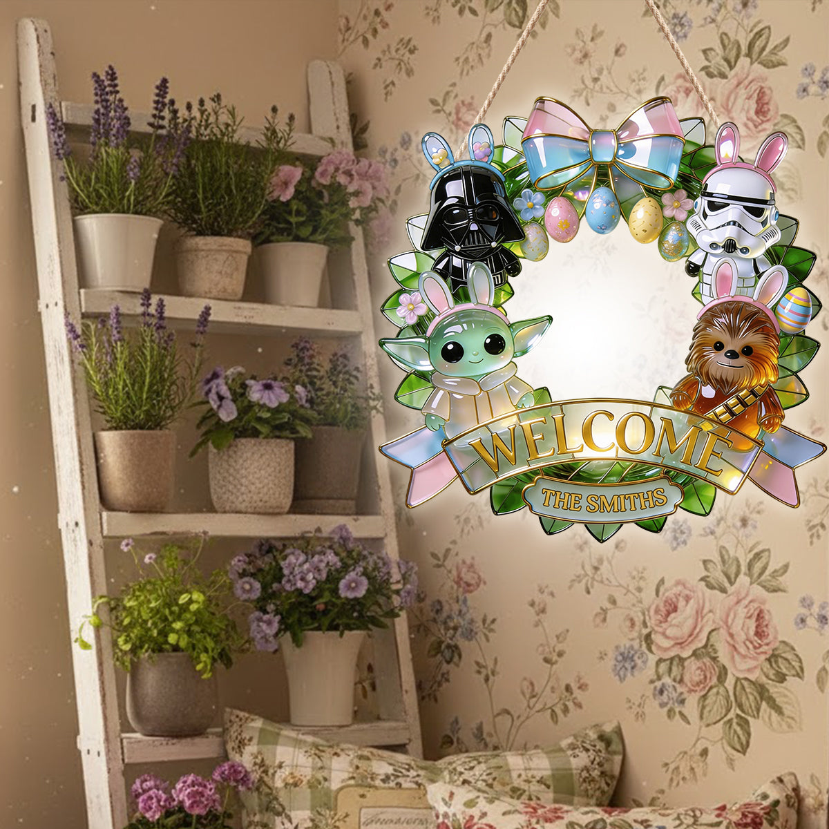 Easter's Day Gift - Personalized The Force LED Light Acrylic Sign