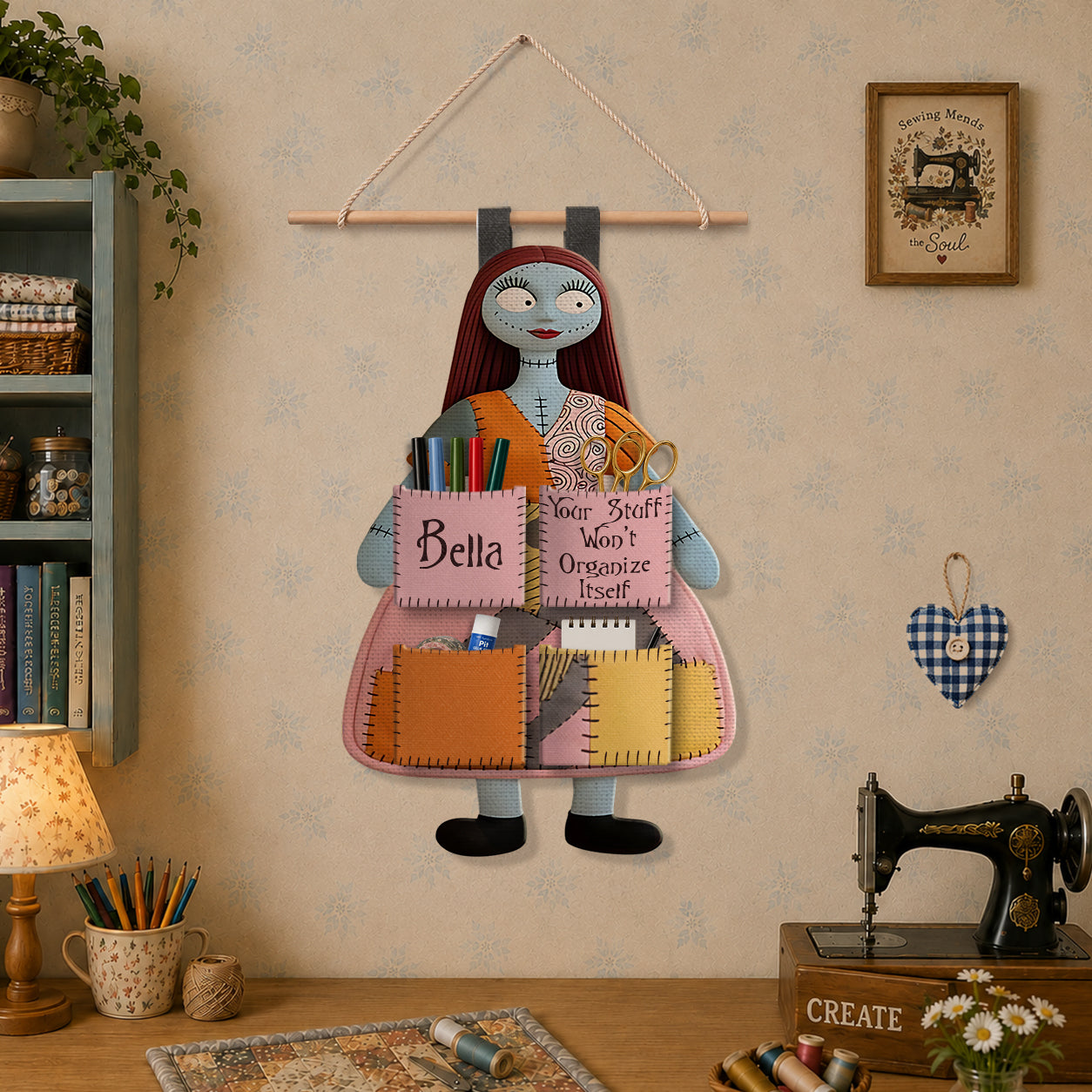 Nightmare Couple - Personalized Nightmare Hanging Organizer