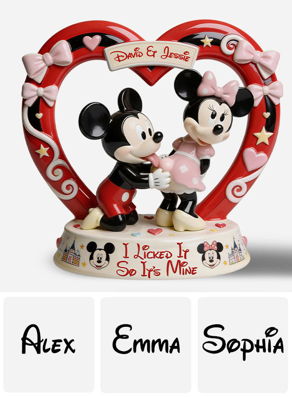 I Licked It So It's Mine - Personalized Mouse Custom Shaped Acrylic Plaque