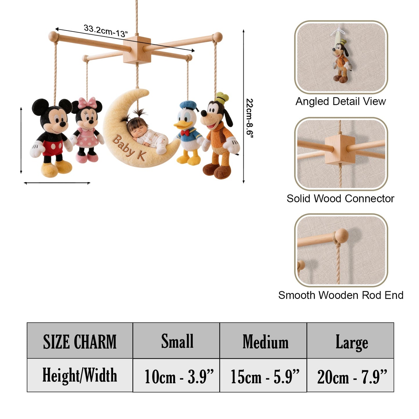 Magical Dreams - Personalized Mouse Crib Mobile