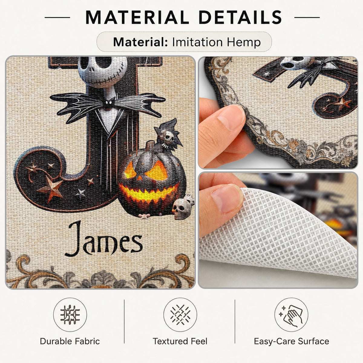 Dark Family - Personalized Nightmare Custom Shape Placemat