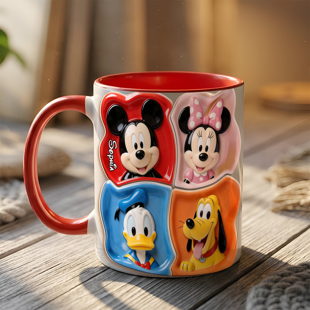 Magical Friends - Personalized Mouse 3D Printed Accent Mug