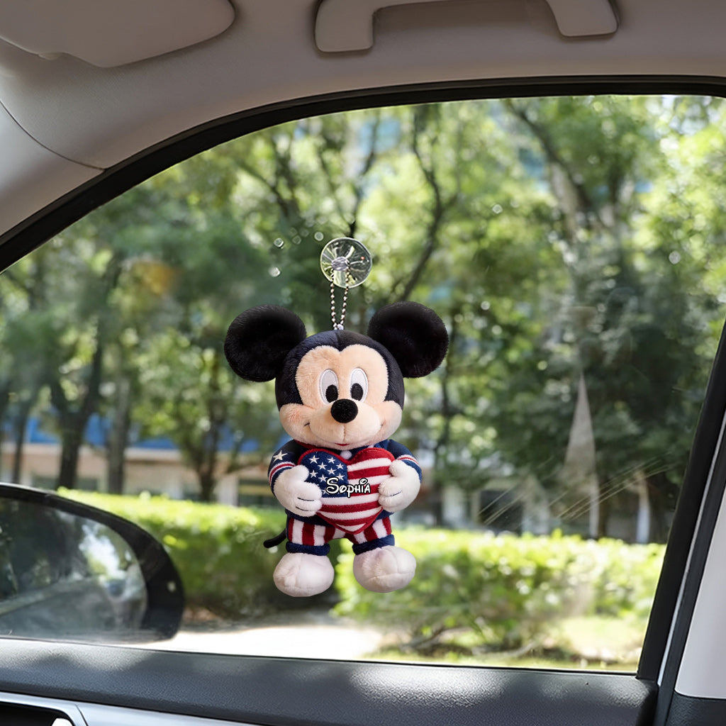 Cute Mouse Ears - Personalized Mouse Plush Keychain