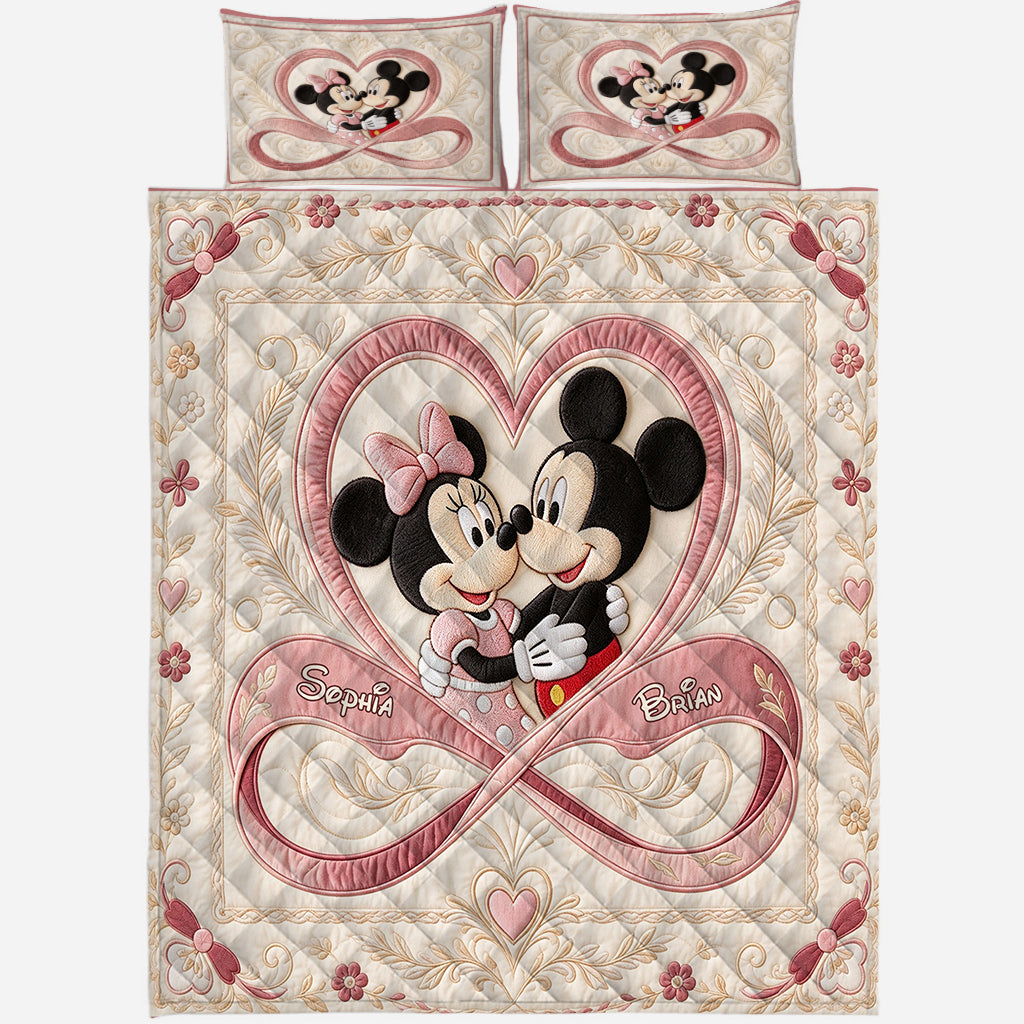 You & Me We Got This - Personalized Mouse Quilt Set