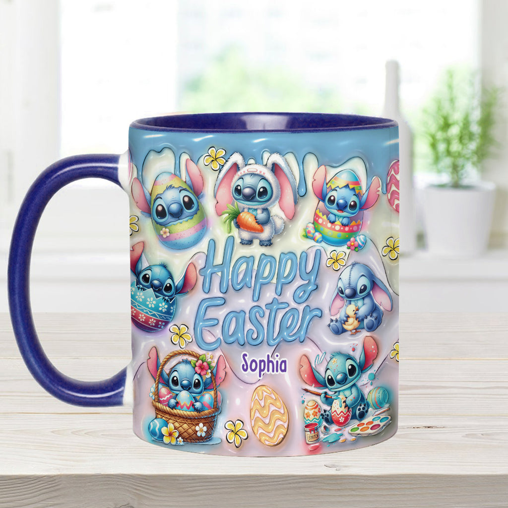 Happy Easter - Personalized Ohana Accent Mug