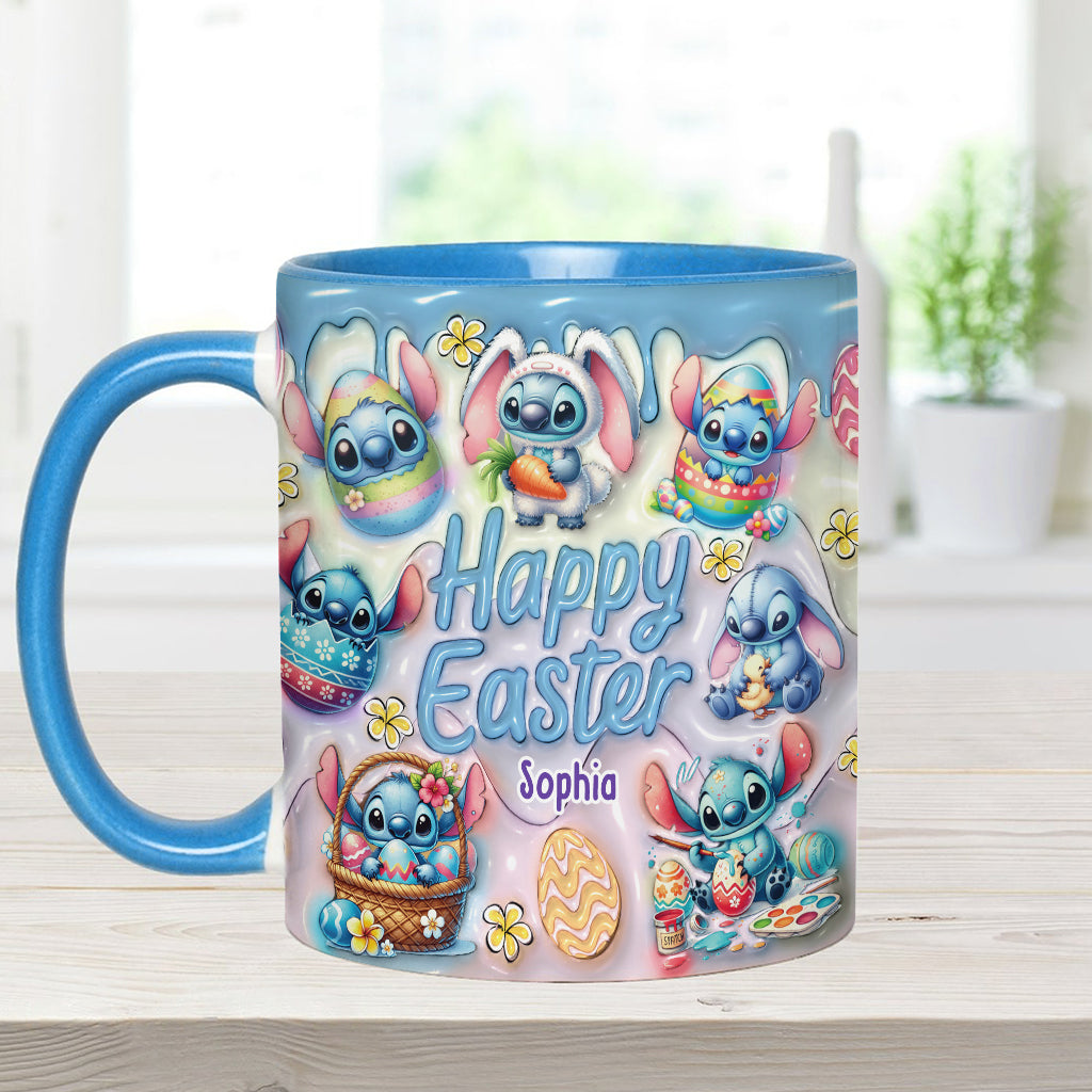 Happy Easter - Personalized Ohana Accent Mug
