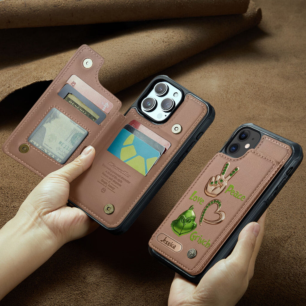Merry Christmas - Personalized Stole Christmas Wallet Phone Case