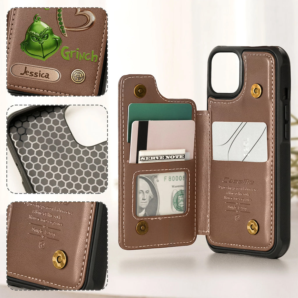 Merry Christmas - Personalized Stole Christmas Wallet Phone Case